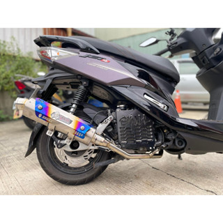 【瘋猿二輪】Skull骷髏管 亞傑開發 JET SL 125 六代勁戰 水冷 BWS 側繞 排氣管 砲管 PL1合法管