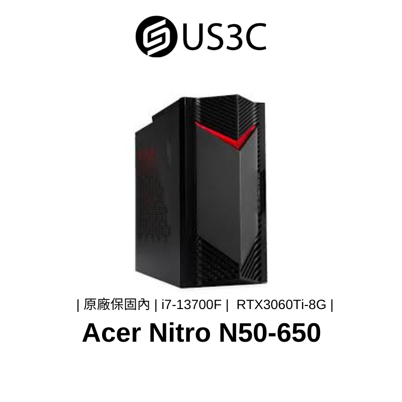 Acer Nitro N50-650 i7-13700F 16G 512G SSD+1T RTX3060Ti-8G 桌機