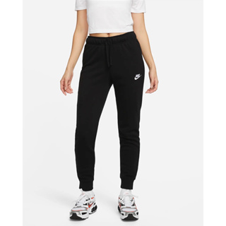 👟【ELO 】Nike Sportswear Club Fleece 黑色 中腰棉長褲 縮口 女款 DQ5175-010