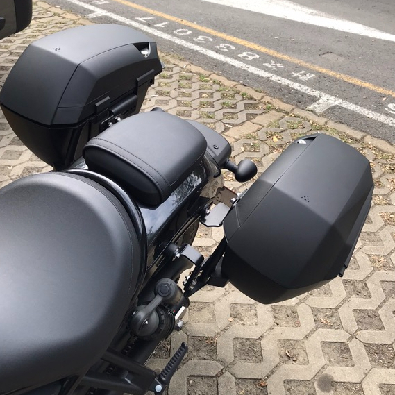 Rebel 1100T DCT硬式馬鞍箱 適用於 本田 Rebel 1100T改裝側行李箱 Rebel 1100T