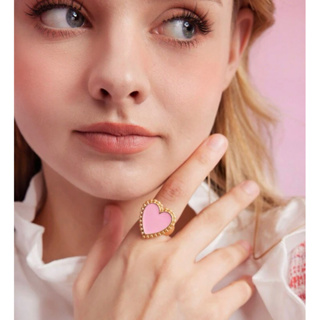 現貨 Barbie芭比 芭比首飾 粉紅 愛心戒指 女戒 Y2K 千禧年 心形戒指
