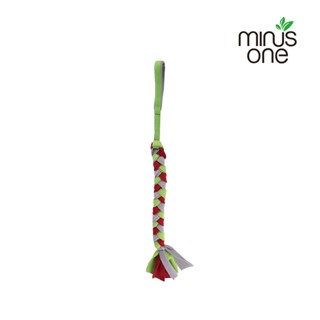 【minus one 邁樂思】環保法絨系列 繩帶拔河互動玩具-編織繩 寵物玩具 狗狗玩具 寵物抒壓神器