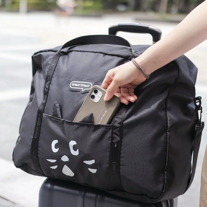 【蝦米賣賣】 台灣現貨‼️驚訝貓行李袋/大容量/旅遊袋