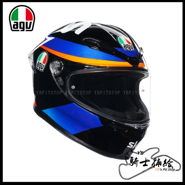 ⚠YB騎士補給⚠ 公司貨 AGV K6 S Marini Sky Racing Team 2021 亞洲版 K6S 鴨尾