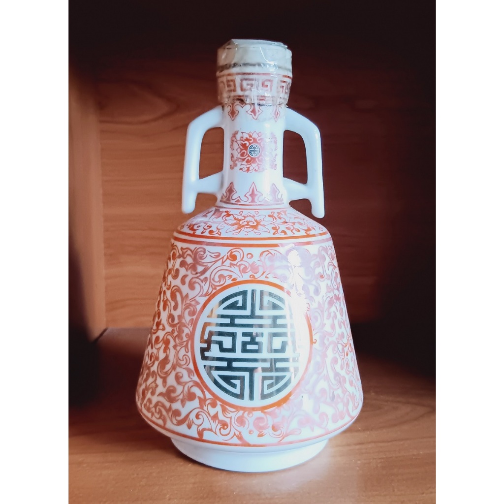 [瑕疵降價售][空酒瓶] 台灣省菸酒公賣局大麴酒｜陶瓷酒瓶 紀念酒瓶