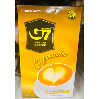 G7 卡布奇諾咖啡-榛果風味216公克（12包*18公克）/盒