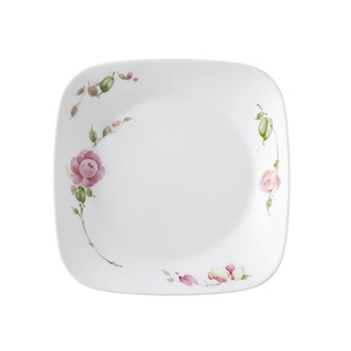 【康寧 Corelle】田園玫瑰 方形10吋平盤