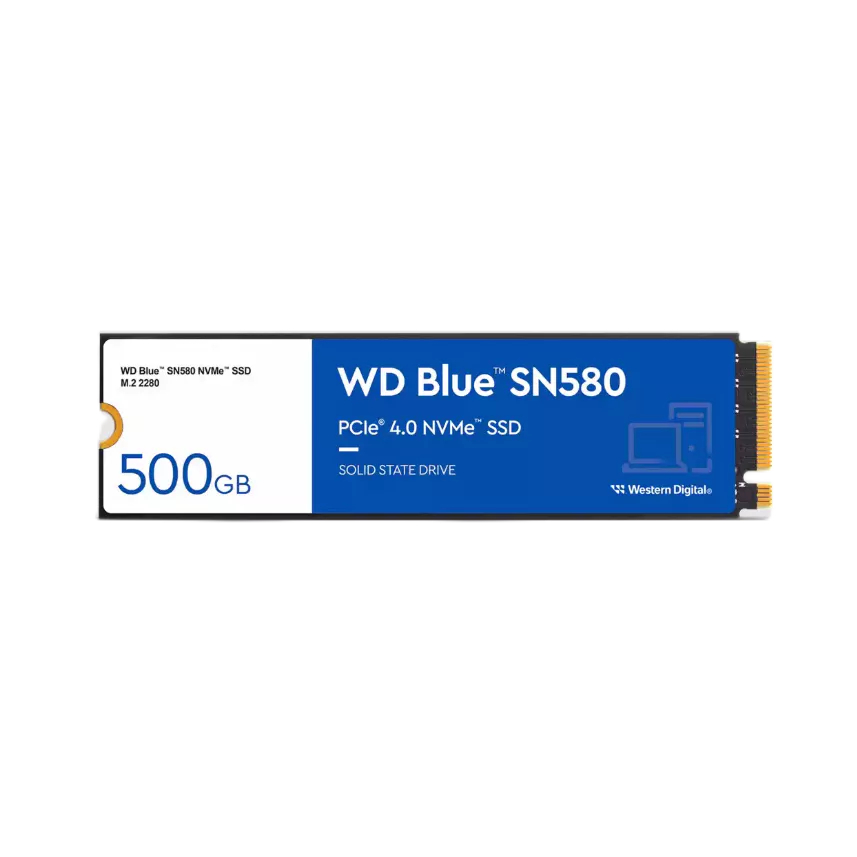 WD 藍標 SN580 500GB 1TB M.2 PCIe 4.0 NVMe SSD