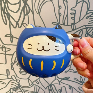 米菲小舖🍎日本帶回 星巴克新款貓咪造型杯 日本星巴克 達摩造型 日本限定星巴克馬克杯 Starbucks