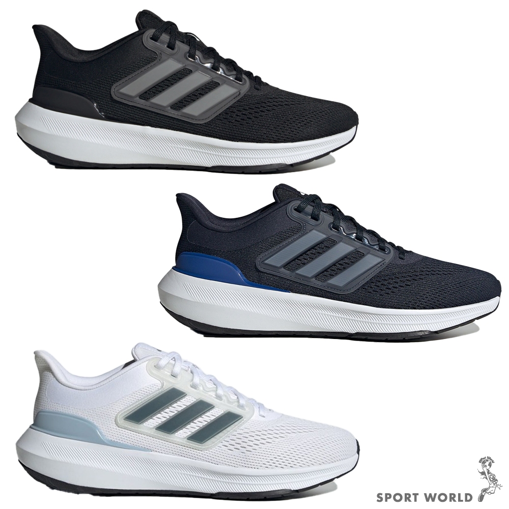 Adidas 慢跑鞋 男鞋 ULTRABOUNCE 黑/藍/白【運動世界】HP5796/ID2253/ID2259