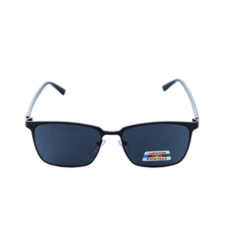 Z-POLS 頂級舒適TR90彈性腳架 搭金屬消光黑框設計Polarized寶麗萊抗UV400黑太陽眼鏡(輕量偏光鏡)
