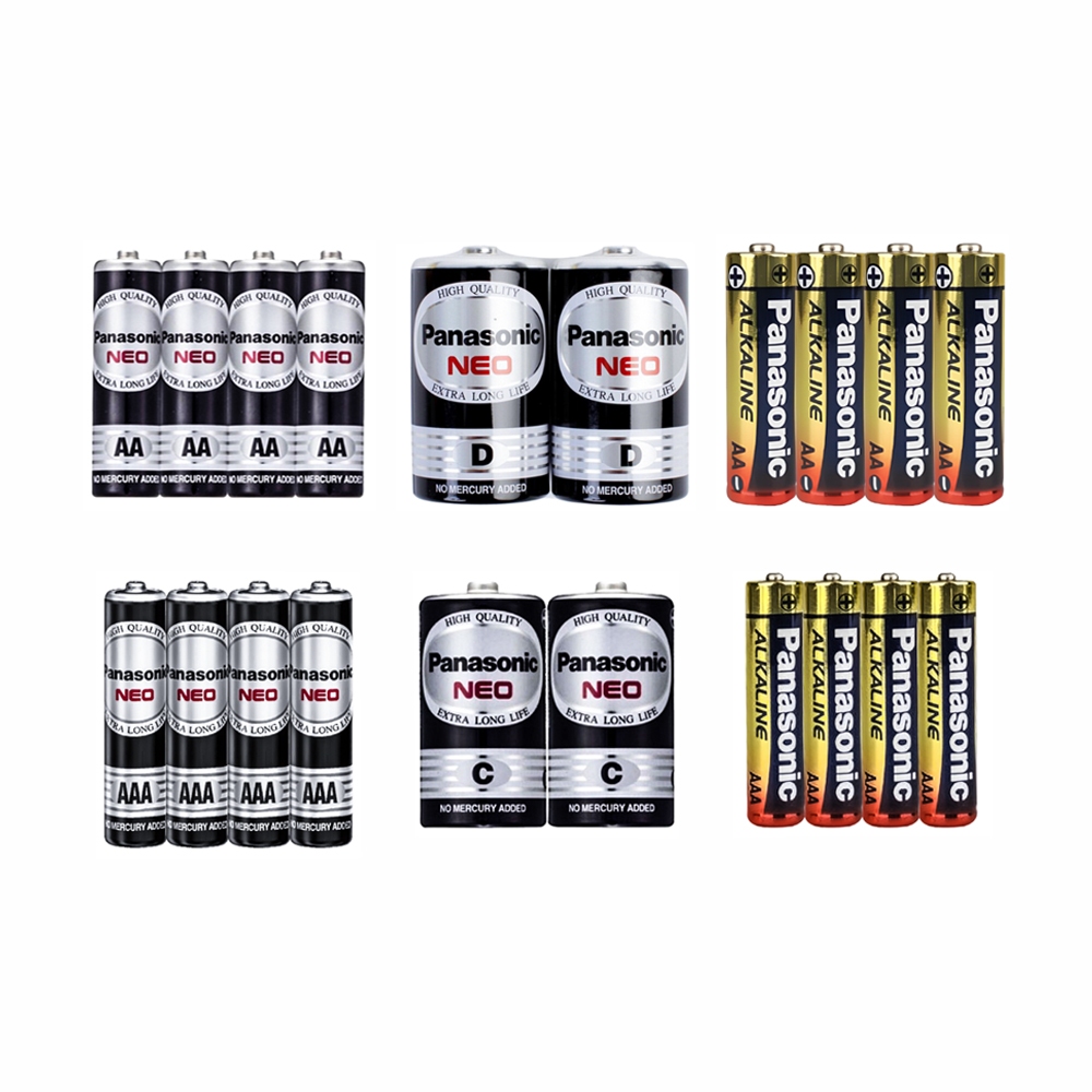 【米納桑】Panasonic 國際牌 碳鋅電池 3號電池 4號電池 普通電池 乾電池 三號電池 四號電池 AA AAA