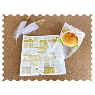 L袋/漢堡袋💎18cm限量圖款:日本白牛33g淋膜L紙袋,紙光滑柔軟好折,500入/包🌼超商最多可寄2包