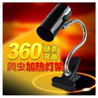 【才嘉科技】陶瓷燈座 可調式彎管金屬夾燈 360度 爬蟲 陸龜 加熱 保溫燈 陶瓷燈 LED夾燈