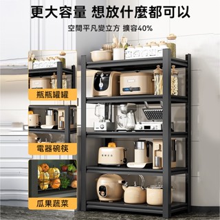 小不記 臺灣12h出貨 加粗加厚碳鋼 置物層架 置物架 耐重置物架 耐重層架 貨架 多功能置物架 收納架 展示架 層架