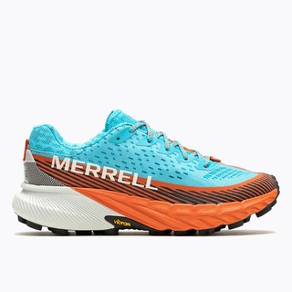 【MERRELL 美國】AGILITY PEAK 5 女戶外登山鞋 活力藍 ML067798 黃金大底 登山鞋