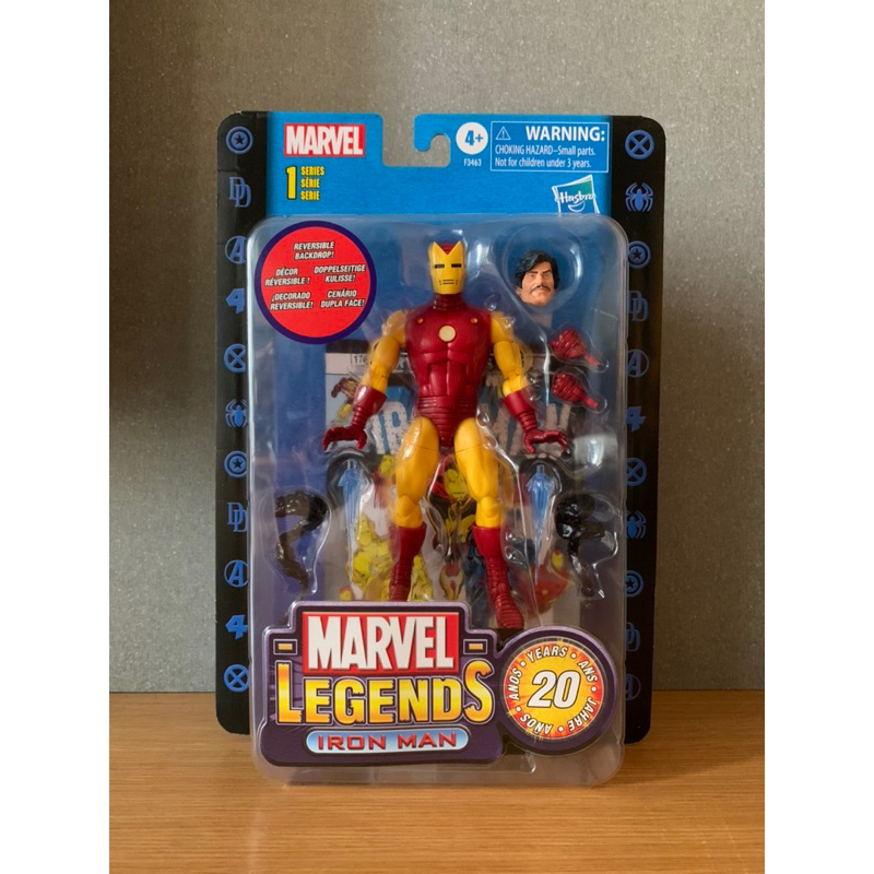 MARVEL LEGENDS IRON MAN ）》漫威鋼鐵人  漫畫版 20週年限定 復古吊卡