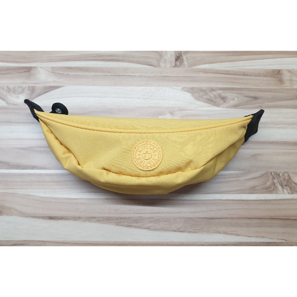 Kipling 經典香蕉黃香蕉造型筆袋