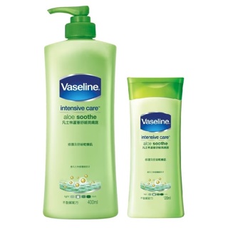 【全新未使用 效期2025.01】Vaseline凡士林 蘆薈舒緩潤膚露 400ml 120ml 身體乳 乳液