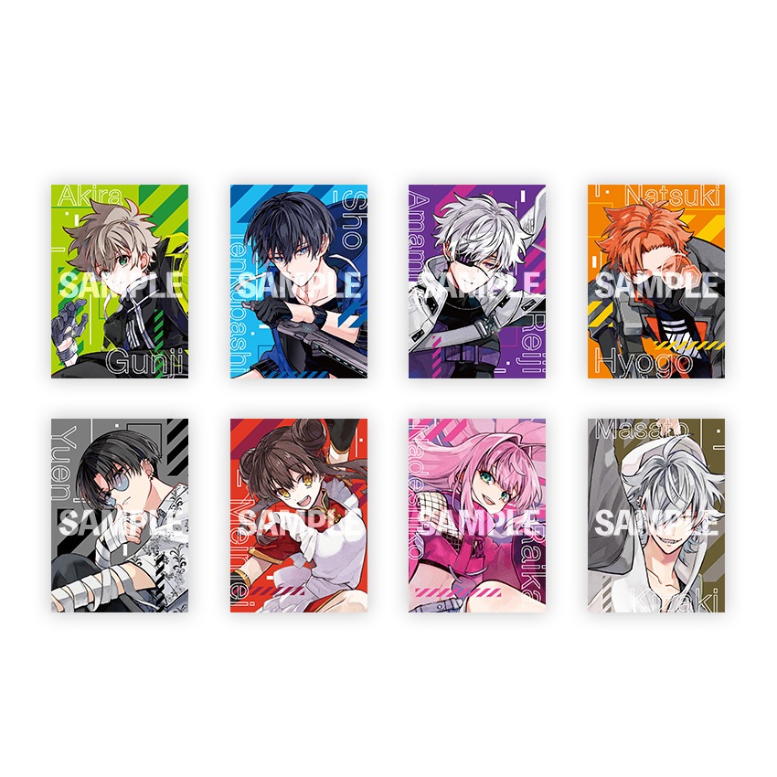 【琰琰東京代購】現貨日版 東京異星人 展覽會 特典卡 原畫 郡司晃 天空橋翔 雨宮零士 兵吾夏希 憂炎 明明 撫子萊卡