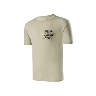 V 徽章 T-Shirt (中性款) T-2404 V 勝利 VICTOR 球衣 衣服 羽球 世昕體育 羽球用品