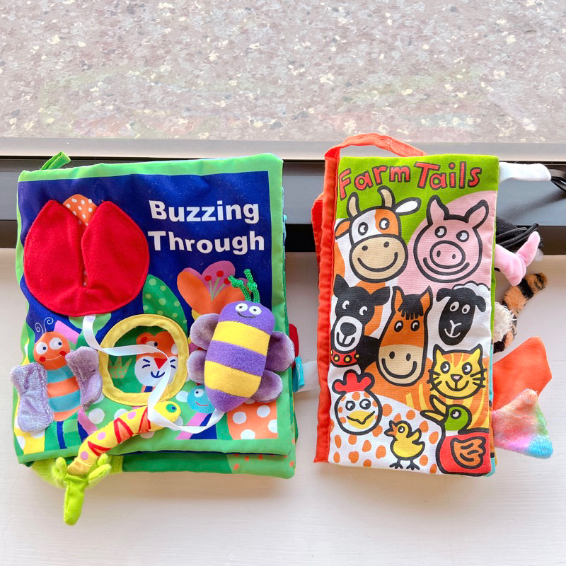 jellycat /Manhattan Toy Buzzing Through Activity Book蜜蜂嗡嗡軟布書