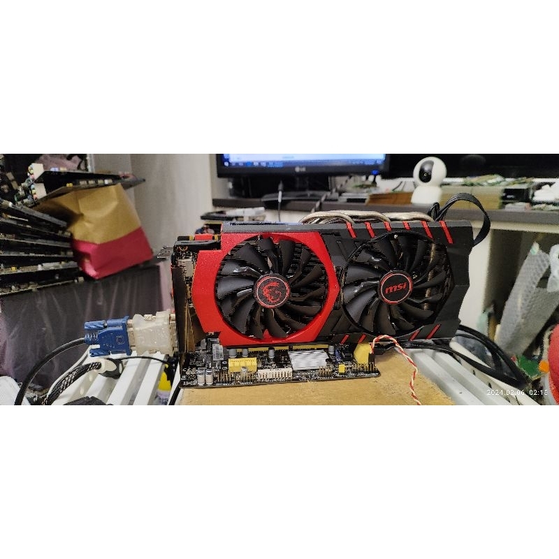 微星科技 電競顯示卡 紅龍 GTX 960 GAMING 2G gtx960 2gb 外觀漂亮沒有灰塵