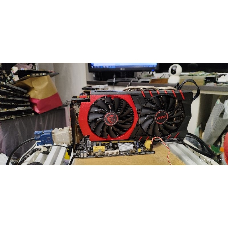 微星科技 電競顯示卡 紅龍 GTX 960 GAMING 2G gtx960 2gb 外觀漂亮沒有灰塵