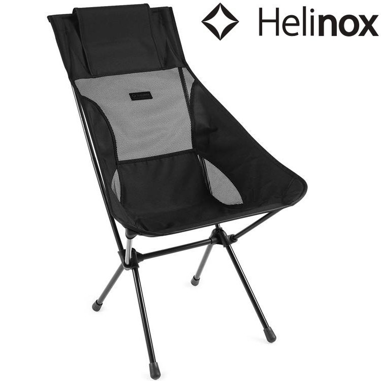 Helinox Sunset Chair 輕量戶外高腳椅 純黑特別版 Blackout Edition 11134R2