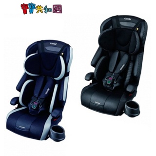 Combi康貝-Joytrip MC EG 成長型汽車座椅-動感黑/跑格藍