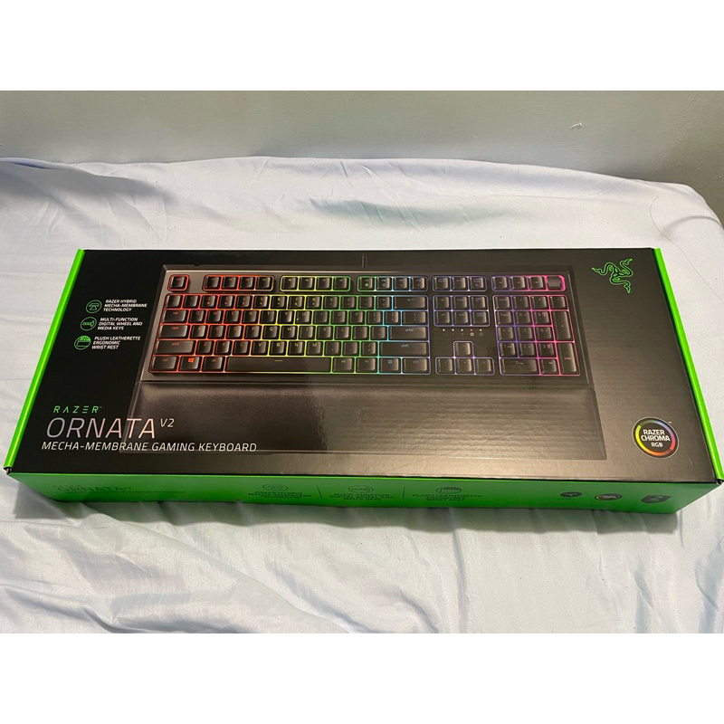 全新 Razer 雷蛇 Ornata V2 雨林狼蛛 類機械 薄膜式鍵盤 中文 RGB