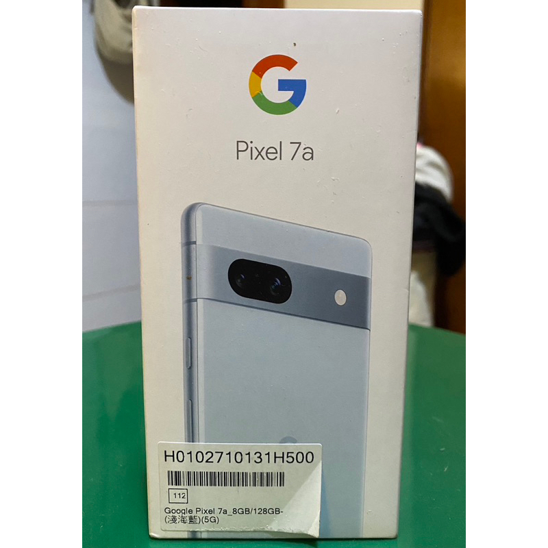 全新未拆封 Google Pixel 7a (8GB/128GB-淺藍色)(5G)