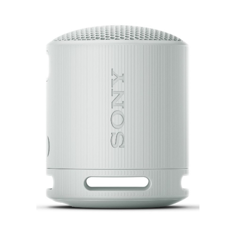 Sony SRS-XB100 無線藍牙便攜式輕量旅行揚聲器,IP67 防水防塵,16 小時電池,免提通話，灰白全新