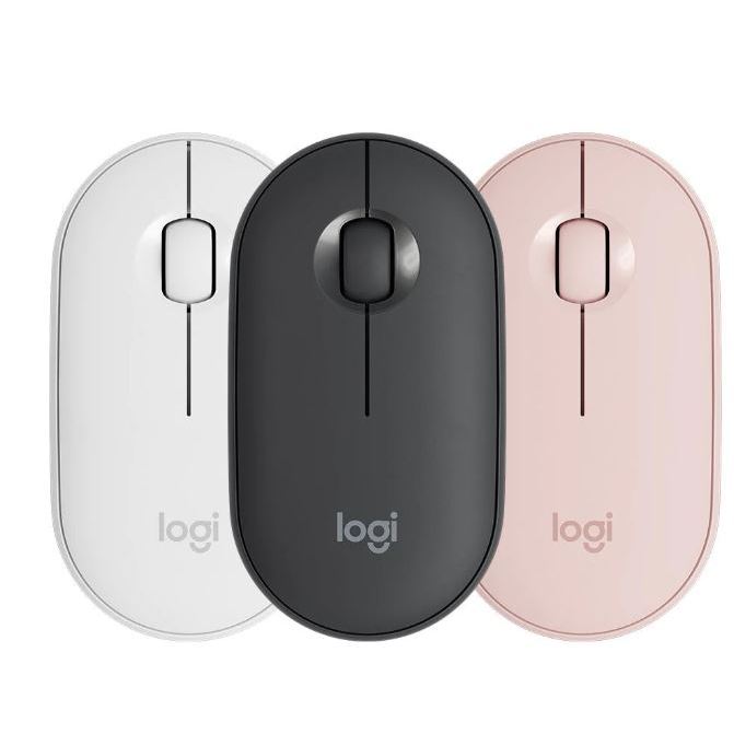 【Logitech 羅技】Pebble M350 鵝卵石無線滑鼠 玫瑰粉/石墨灰 現貨