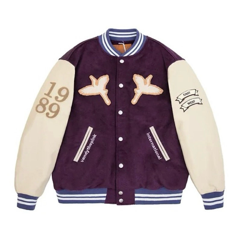 〖LIT-select〗VANDY THE PINK VTP Crane Varsity Jacket 棒球 外套