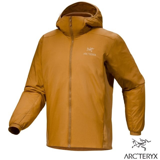 【ARCTERYX 始祖鳥】男 款輕量抗水耐磨化纖外套 Atom 防風保暖夾克/適登山賞雪_育空褐_X000007487