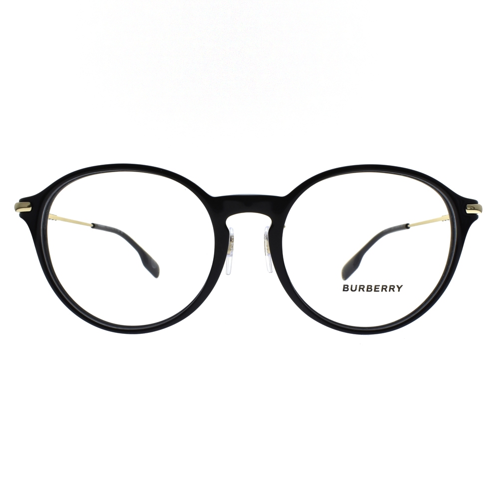 BURBERRY 光學眼鏡 B2365F 3001 復古質感圓框 - 金橘眼鏡