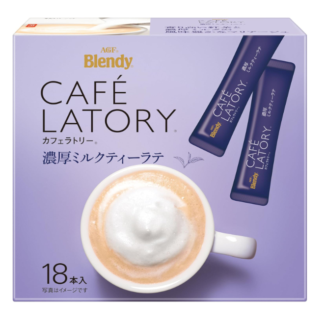 【現貨】日本進口 AGF Blendy Cafe Latory 濃厚紅茶拿鐵 奶茶 18入