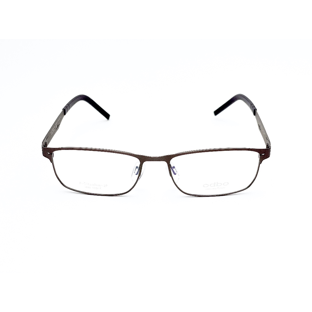 【全新特價】odbo 鈦金屬光學眼鏡鏡框 1861 C4F 消光鐵灰色 輕量化無螺絲設計
