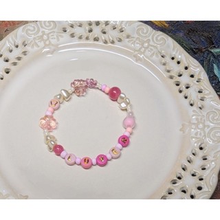 Lover 泰勒絲 友誼手鍊 . 薔薇輝石 . 手圍約 15cm（現貨實拍）Taylor Swift bracelets