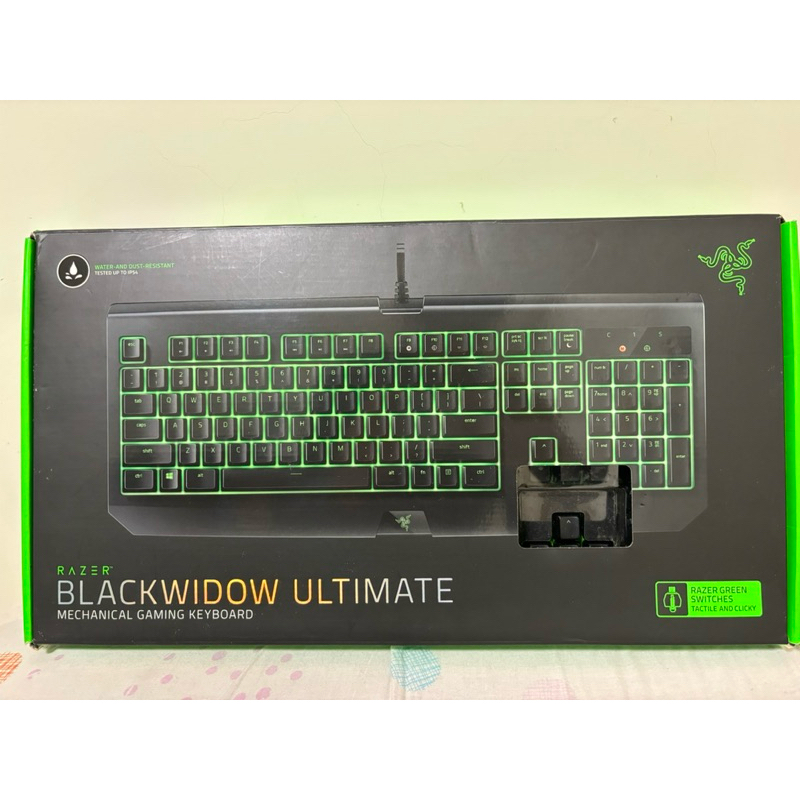 ko22665438雷蛇 黑寡婦 終極版 機械式鍵盤 Razer Blackwidow ultimate 電競鍵盤 青軸