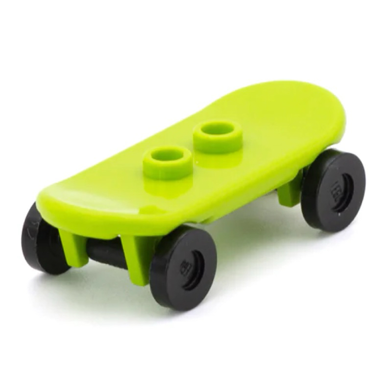 LEGO 樂高 萊姆色 綠色 滑板 全新品, 配件 人偶 街景 城市 71006 45022 70620 10769