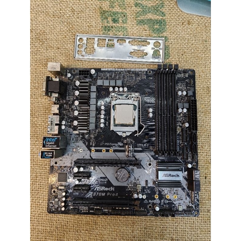 Intel Core i5 8600k + ASRock Z370M Pro4