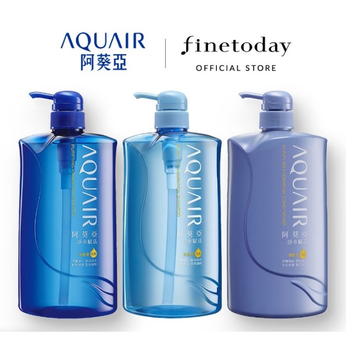 AQUAIR 阿葵亞 淨水賦活洗髮精 保濕型/控油型 1000ml 量販瓶