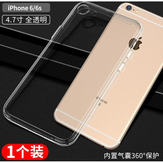 iPhone 6/6s氣囊防摔透明軟殼