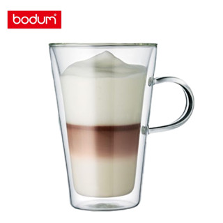 【丹麥bodum】CANTEEN 雙層玻璃馬克杯兩件組 400cc-2入 咖啡杯 玻璃杯 耐熱176度C♥輕頑味