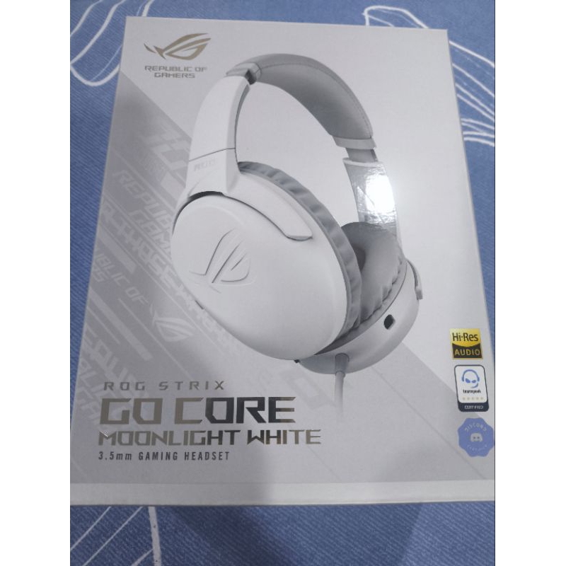 華碩 ASUS ROG Strix Go Core Moonlight White 月光白 電競耳機