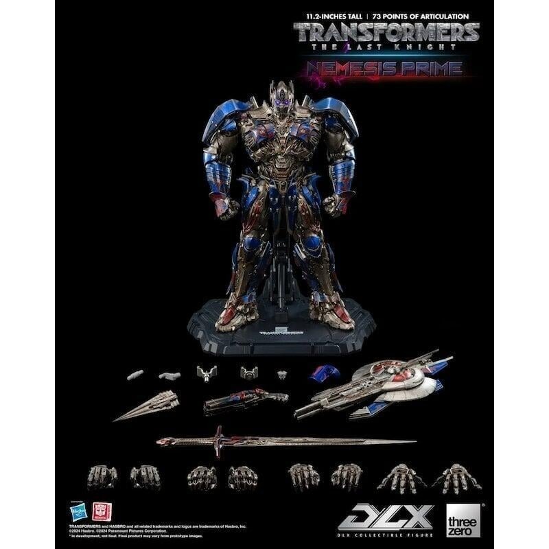 竹北kiwi玩具屋_現貨 Threezero 3A 變形金剛 最終騎士 暗黑 柯博文 DLX版 可動人偶00715201