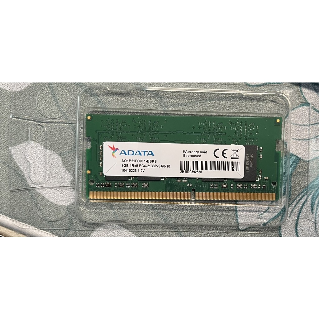二手 牌 ADATA 威剛 DDR4 2133 8GB 8G 1RX8/1.2V 海力士顆粒