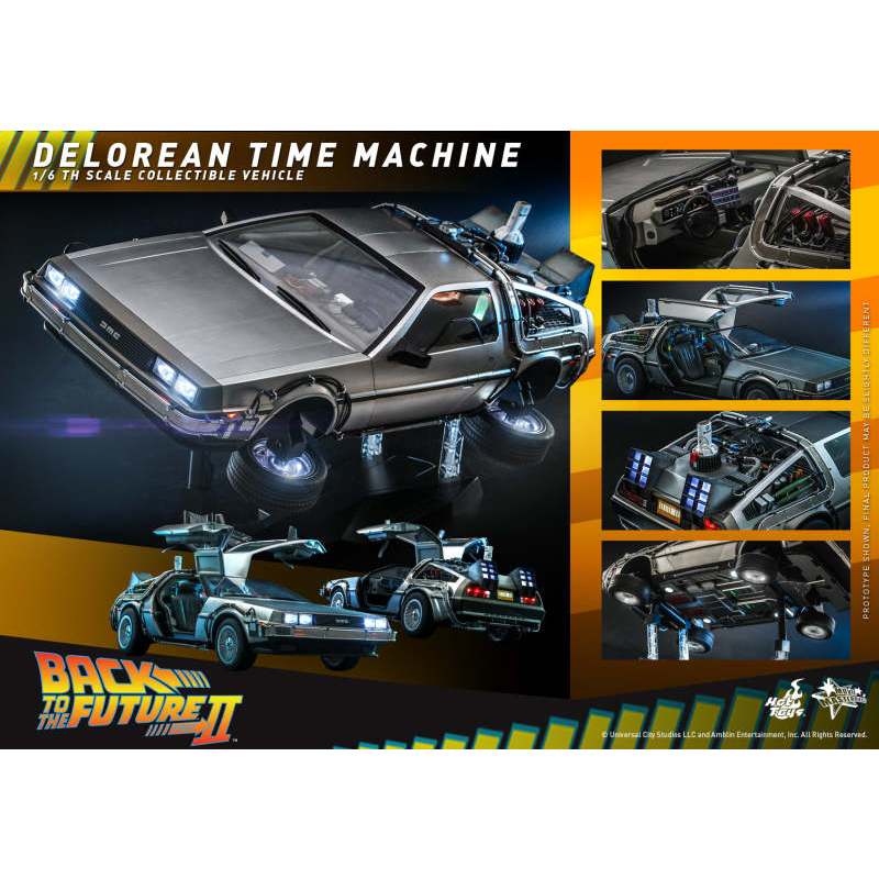 野獸國 Hot Toys MMS636 回到未來 1/6 時光車 時光機 迪羅倫時光車 非 MMS260 MMS738